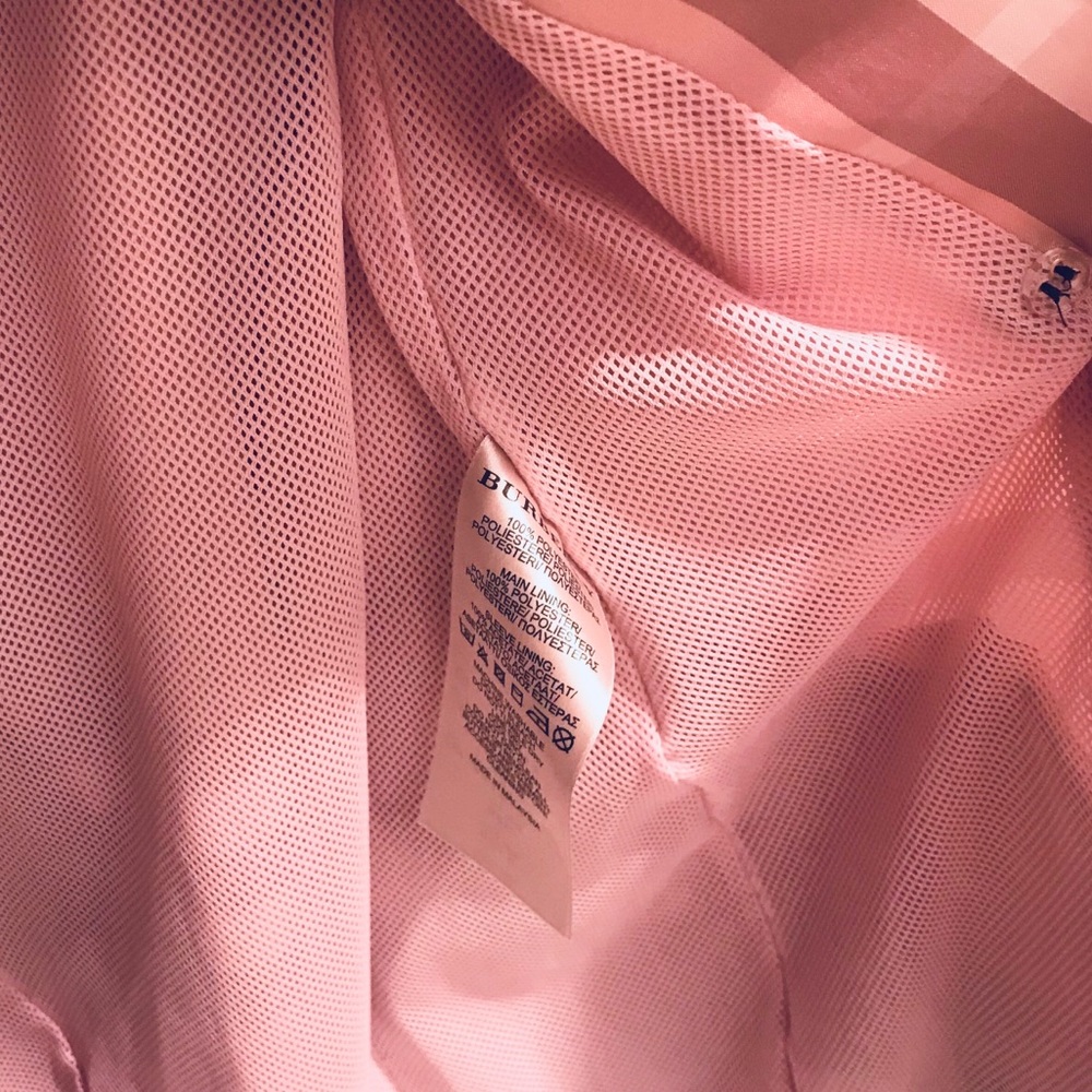 Burberry Brit Pink Trench Coat - Picture 7 of 8
